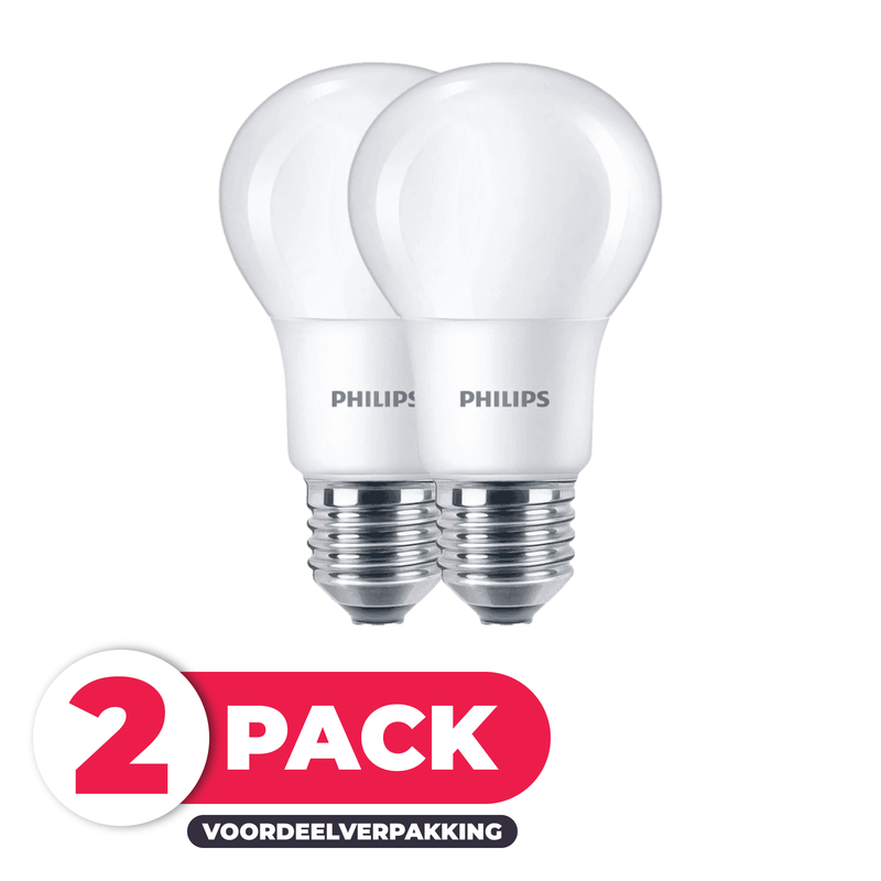 Philips  LED E27 - 12.5W (100W) - Koel Wit Licht - Niet Dimbaar - 2 stuks-8718699726959