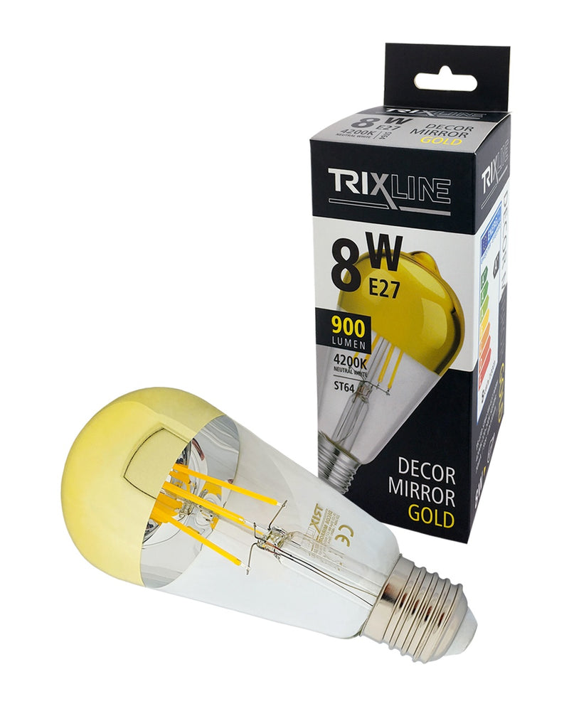 TrixLine Kopspiegel LED E27 - 8W (75W) - Koel Wit Licht - Niet Dimbaar-8595159859187